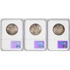 Image 2 : Set of 1937- P/D/S Arkansas Centennial Commemorative Half Dollar Coin NGC MS66