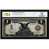 Image 1 : 1899 $1 Black Eagle Silver Certificate Note Fr.235 PCGS Very Fine 20