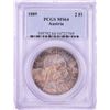 1889 Austria 2 Florin Silver Coin PCGS MS64