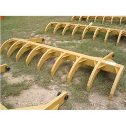 NEW 10' RAKE (HEAVY DUTY/CURVE TINES) FITS CAT D5C