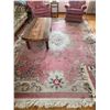 Image 1 : Hand Knotted Pink Rose Wool Area Rug