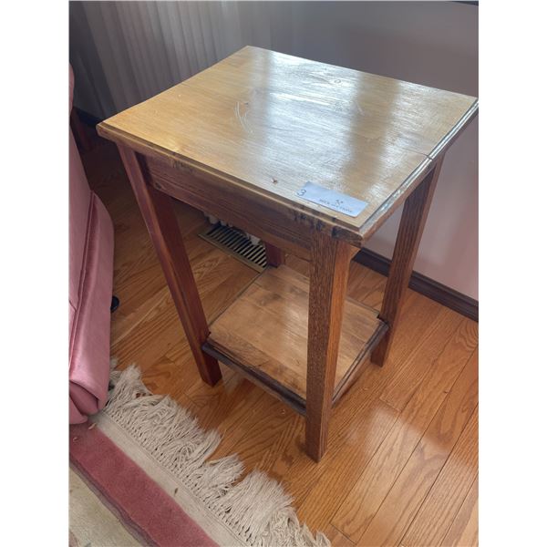 Wood Side Table