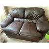 Image 1 : Pleather Love Seat