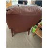 Image 3 : Brown Leather Recliner Chair