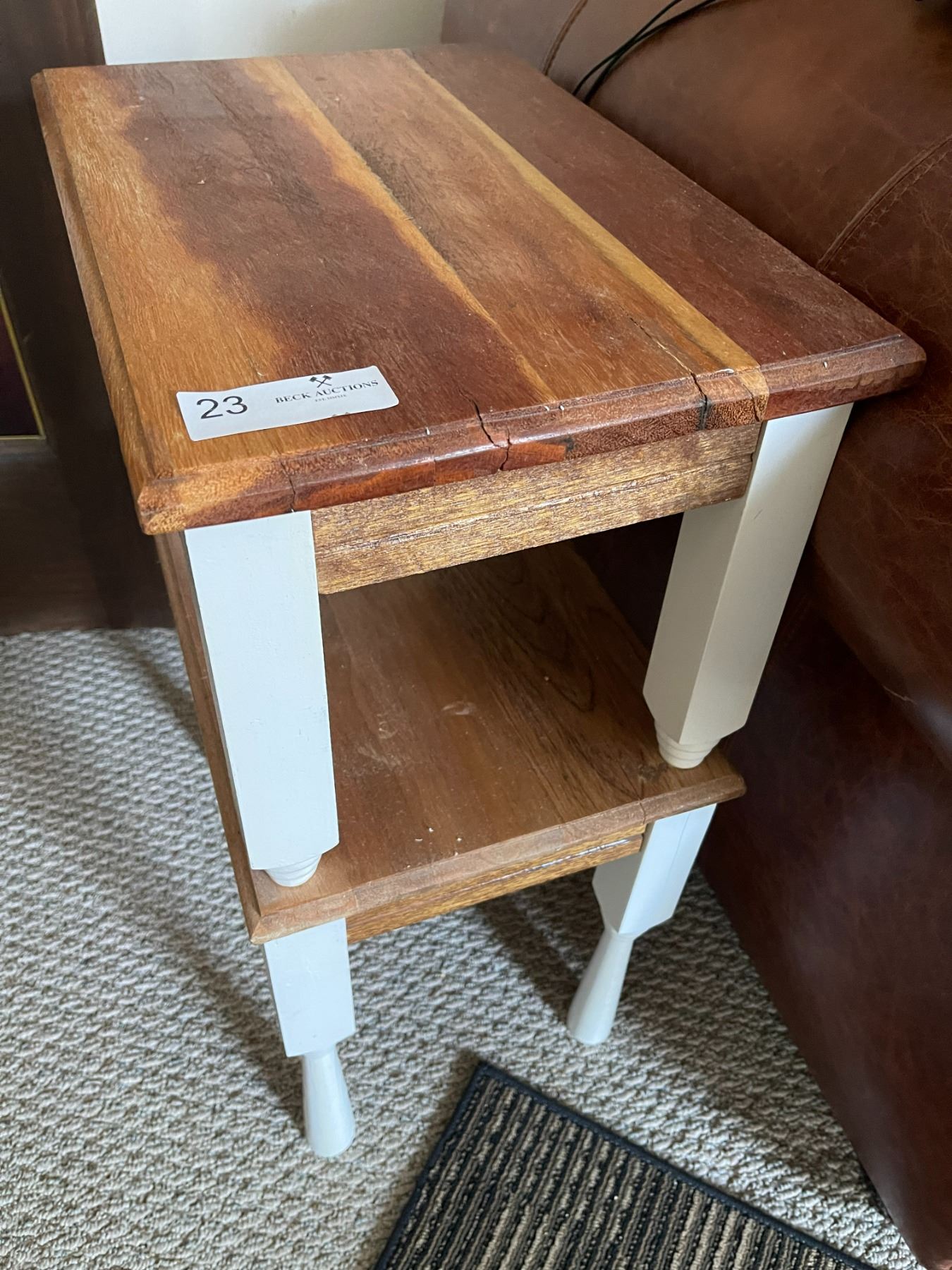 Matching Wood Side Tables Beck Auctions Inc.