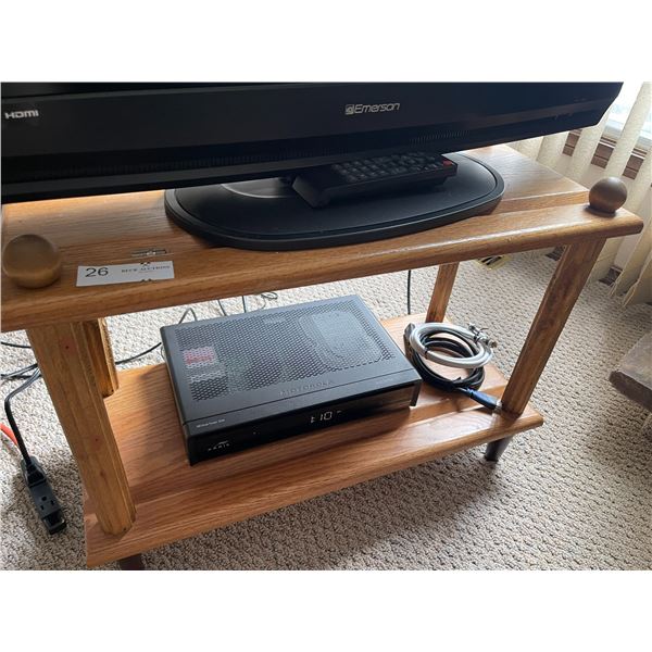 Oak Side Table (Contents Not Included)