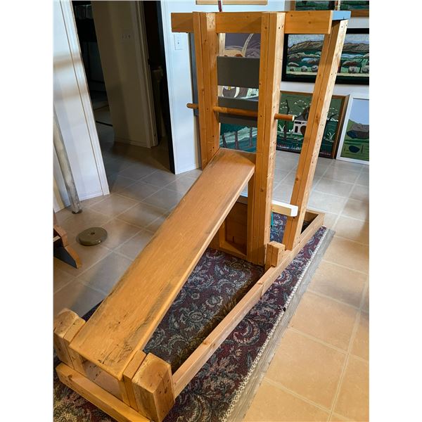 Home Made Ab and Leg Machine