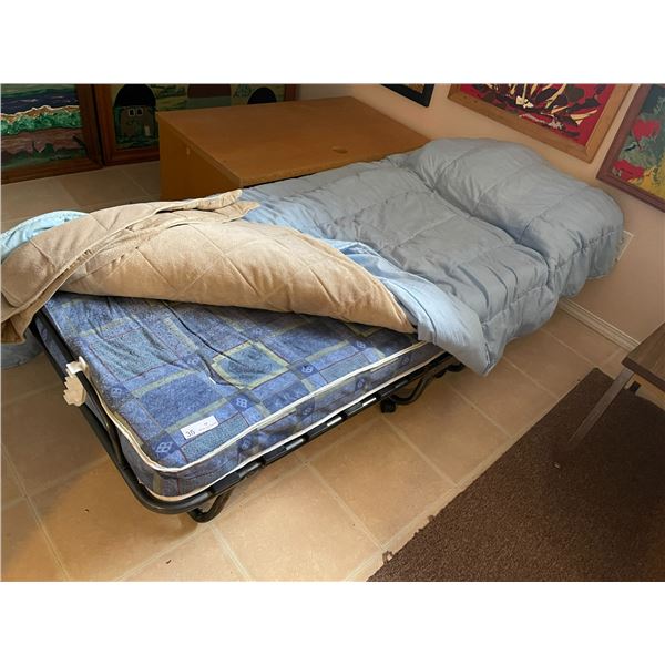 Single Metal Framed Cot - Good Condition