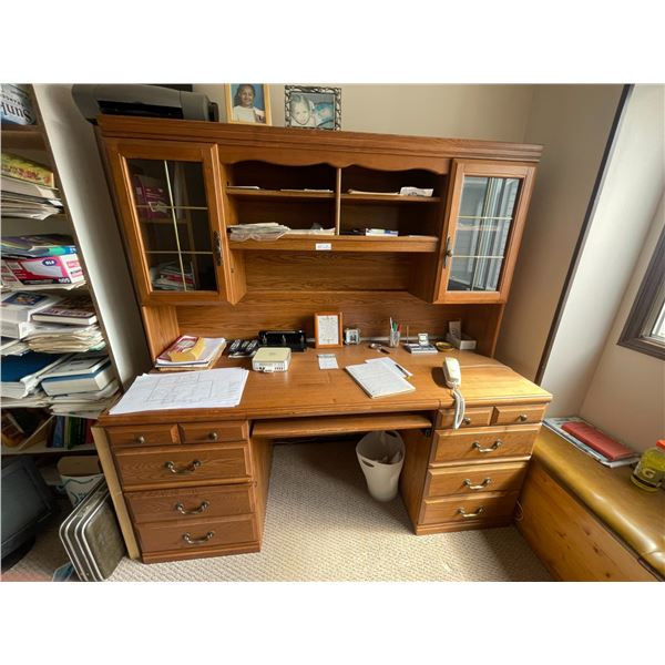 Large Wooden Desk (Must Be Taken Apart to Move)