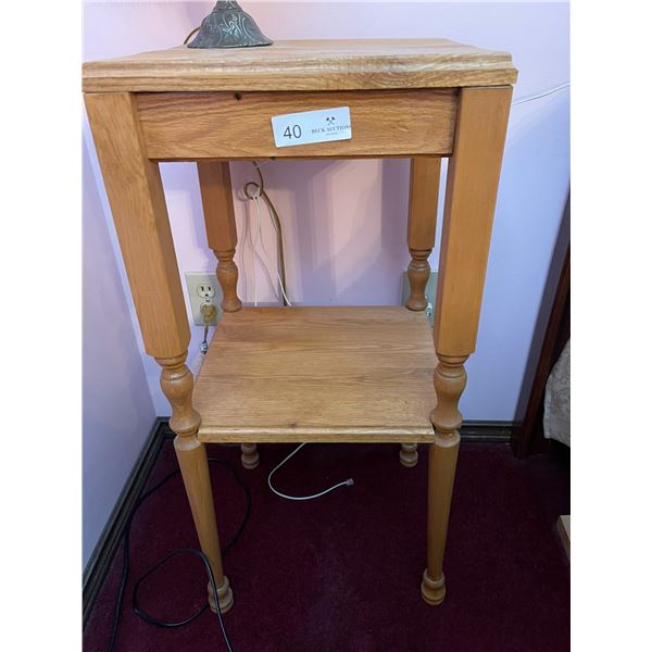 Light Oak Side Table