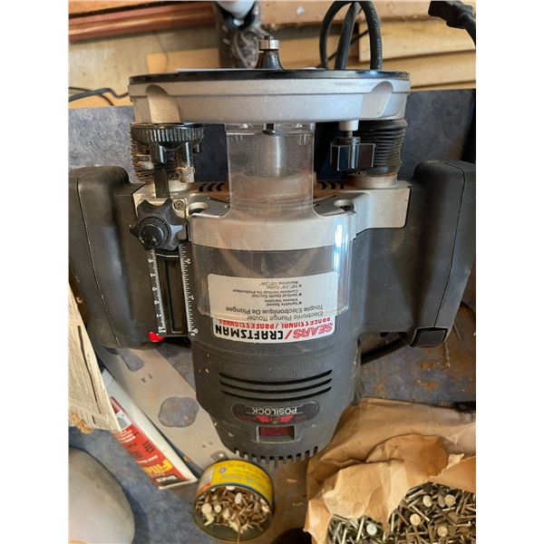 Craftsman Electronic Plunge Router - Excellent Condition! 315-248870