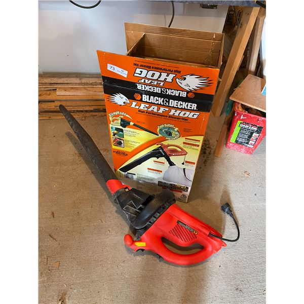 Black & Decker Electric Leaf Hog - Including Extension Cord