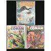 Image 1 : LOT OF 3  THE SAVAGE SWORD OF CONAN THE BARBARIAN COMICS