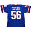 Image 1 : LAWRENCE TAYLOR SIGNED NY GIANTS FOOTBALL JERSEY (BECKETT COA)