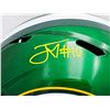 Image 2 : JORDAN LOVE SIGNED GREEN BAY PACKERS FULL SIZE FLASH HELMET (BECKETT COA)