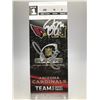 Image 1 : PATRICK PETERSON AND LARRY FITZGERALD DUAL SIGNED OFFICIAL PLAYOFF GAME TICKET