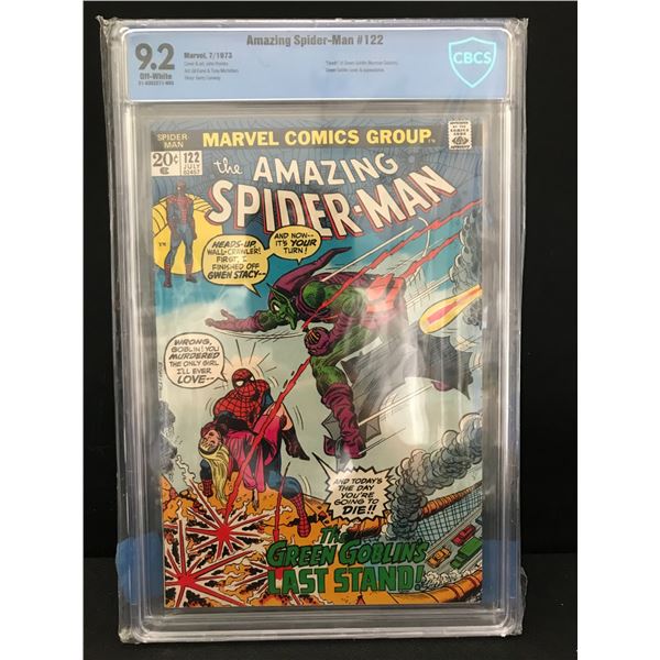 THE  AMAZING SPIDER-MAN #122 CBCS GRADED 9.2   (MARVEL COMICS)