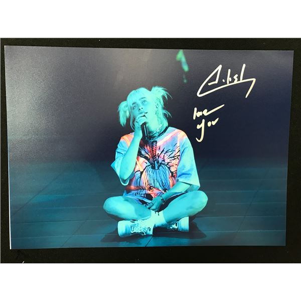 BILLIE EILISH SIGNED 8 X 10 (RA COA)