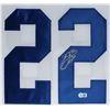 Image 2 : 1EMMITT SMITH SIGNED 1 OF 1 FLAWLESS CUSTOM FRAMED JERSEY (BECKETT COA)