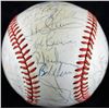 Image 1 : 1989 Yankees Team (29) Signed OML Baseball Henderson Mattingly +27 JSA COA