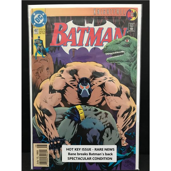 BATMAN #497 HOT KEY ISSUE (DC COMICS)