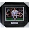 Image 1 : WAYNE KNIGHT SIGNED SPACE JAM 16 X 20 CUSTOM FRAMED DISPLAY (FROZEN POND COA)