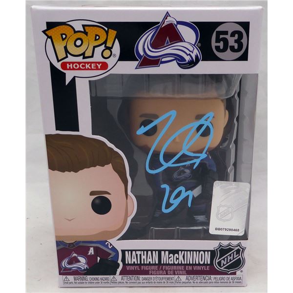 NATHAN MACKINNON SIGNED FUNKO POP (BECKETT COA)