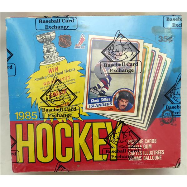 1984-85 OPC HOCKEY SEALED WAX BOX (BASEBALL CARD EXCHANGE VARIFIED) YZERMAN RC YEAR