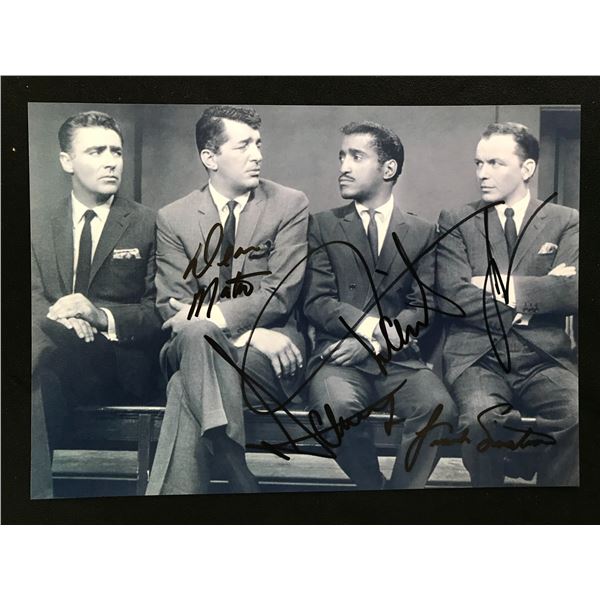 RATPACK SIGNED 8 X 10 (RA COA)