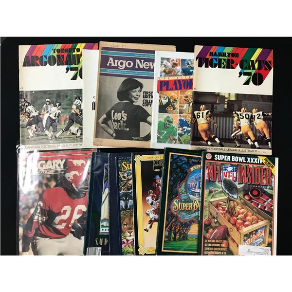 LOT OF NFL MAGAZINES