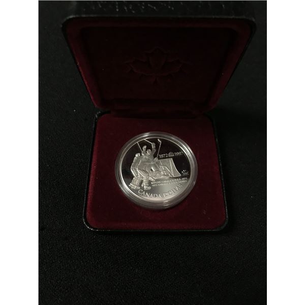 1972-1997 Hockey Silver Dollar Proof USSR Series 34 Seconds to Eternity .925 SILVER