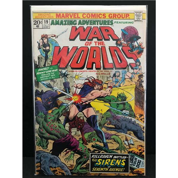 MARVEL COMICS NO.19 WAR OF THE WORLDS