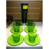 Image 1 : DECANTER W/6 DEMITASSE CUPS