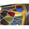 Image 2 : SET OF LEADED GLASS DOORS