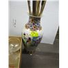 Image 2 : VASE W/BULLRUSHES & BOX OF PETE & MARTY'S SUNDAE GLASSES & WINE GLASSES