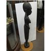 Image 2 : LG. CARVED AFRICAN FIGURINE, THE WOMAN