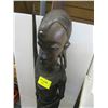 Image 2 : LG. CARVED AFRICAN FIGURINE, THE MAN