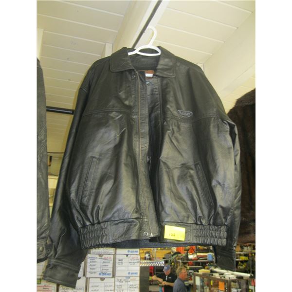 LEATHER JACKET, SZ L