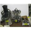 Image 1 : JUICER, SPICERACK & LOT OF CUTLERY