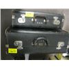 Image 1 : COLLECTABLE BLACK 2 PIECE LUGGAGE SET
