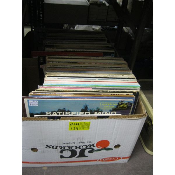 2 BOXES OF RECORDS