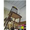Image 3 : 2 ANTIQUE WOODEN KITCHEN CHAIRS