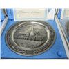 Image 2 : PEWTER COLLECTOR PLATE: BEST FRIEND OF CHARLESTON, 0-4-OT