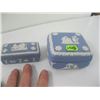 Image 1 : 2 SM. WEDGEWOOD LIDDED CONTAINERS