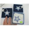 Image 1 : 3 WEDGEWOOD STAR HANGING CHRISTMAS DECORATIONS