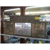 Image 1 : BRASS EMBOSSED MIRROR W/HOOKS