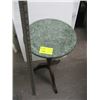 Image 1 : MARBLE TOP SMALL 3 LEG TABLE