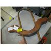 Image 1 : PRIMITIVE OXBOW YOKE, SINGLE U COLLAR, HAND CARVED