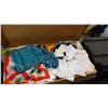 Image 2 : BLUE METAL TRUNK W/ASST. CONTENTS