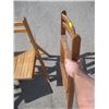 Image 2 : 4 FOLDING WOODEN CHAIRS